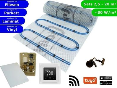 HWT Fußbodenheizung Set Duo E-Regelbox WLAN Touch