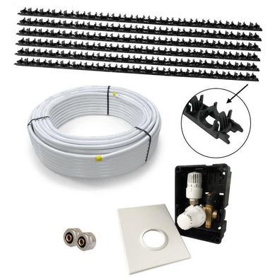 HoWaTech Clamp Wandflächenheizung Set TH-RTL