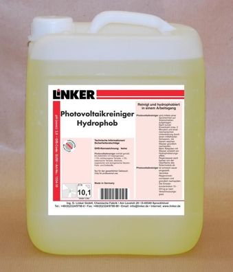 10,1 L Alzweckreiniger Photovoltaikreiniger Hydrophob