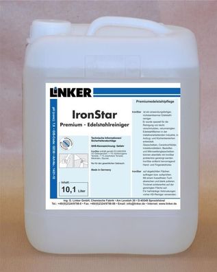 10,1 L Alzweckreiniger IronStar Edelstahlreiniger