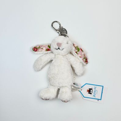 Jellycat Blossom Cream Bunny Berry Anhänger Plüschtier Kuscheltier Stofftier 18 cm