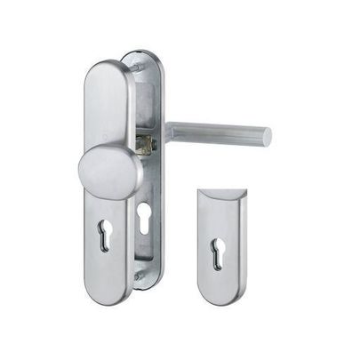 HOPPE Schutzgarnitur Amsterdam PZ Wechselgarnitur Edelstahl matt