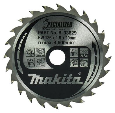 Makita Kreissägeblatt HM 136x20x24Z AKKU