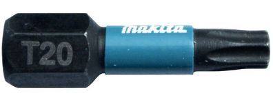 2 Stück Makita Bits TX20x25 mm B-63672 Impact Black Schlagschrauberbit