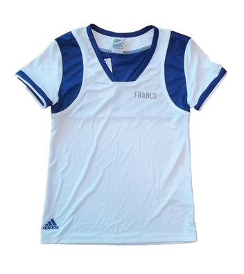 adidas FRANCE JSY W Damen Shirt T-Shirt Sportshirt Größe M NEU FIFA World Cup