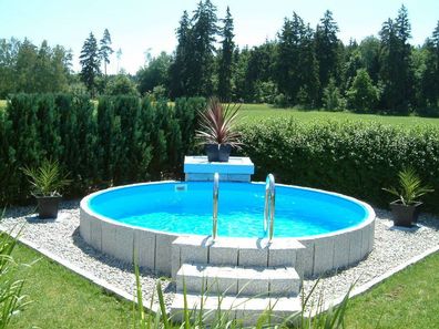 Rundbecken Pool Swimmingpool Rundfornbecken Schwimmbecken Rundpool Folie 0,8mm