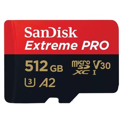 SanDisk Extreme PRO 512 GB MicroSDXC UHS-I Klasse 10