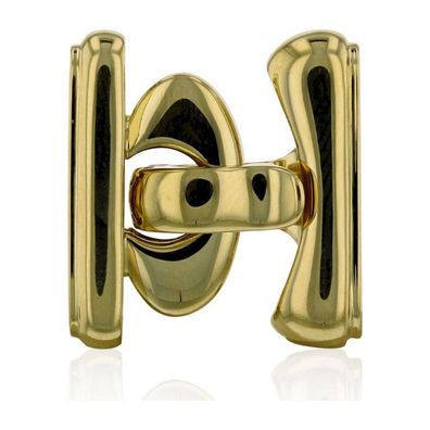 Luna-Pearls - 615.0362 - Klappschließe mehrreihig - 585 Gelbgold - 18mm