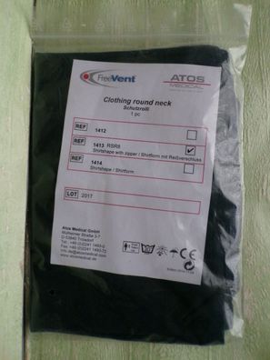 Atos Schutzrolli 30° bei Tracheostoma mit Reißverschluß blau NEU