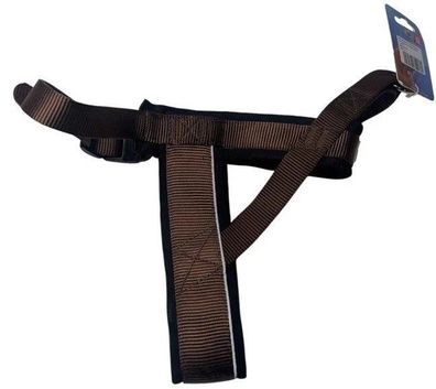 Othello Norwegergeschirr Hund Gr M Reflect Braun 43-67cm /45mm