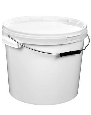 PP 20000ml Eimer mit Deckel, rund, weiß, PZH geprüft