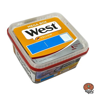 West Yellow Tabak Mega Box 105g Volumentabak