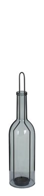 Kaheku Flaschen Teelicht-Halter Havor grau 7,5 Ø 28h 420662903