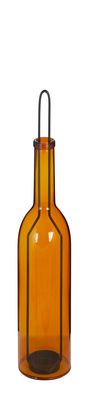 Kaheku Flaschen Teelicht-Halter Havor amber 7,5 Ø 34h 420663061
