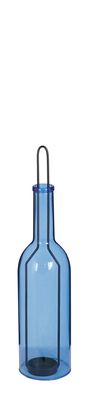 Kaheku Flaschen Teelicht-Halter Havor blau 7,5 Ø 28h 420662952