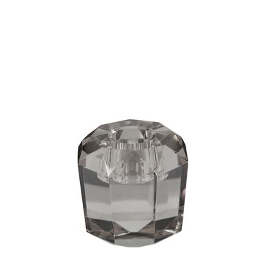 Kaheku Kerzenhalter Miano Kristall smoke 6x6x6h 787018014