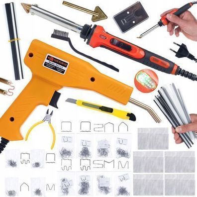 Rosfix Set Kunststoffschweißgerät 100W + Zange + 800 Klammern | 230V