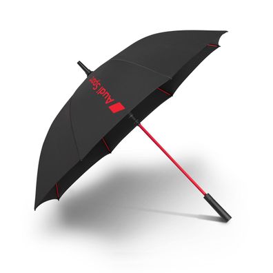 Original Audi Sport Regenschirm Stockschirm Automatik Schirm schwarz/rot 3122600300