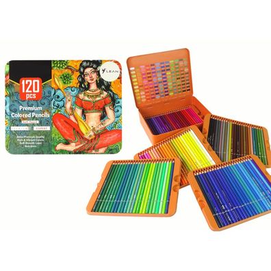 Lean Little Artist Set 120St. Buntstifte Im Organizer