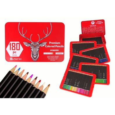 Lean Little Artist Set Im Metallbehälter Buntstifte 180Tlg
