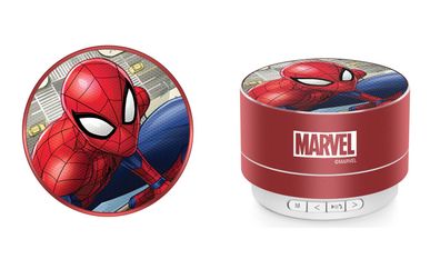 Portable wireless speaker 3W Spiderman 022 Red Musikbox Lautsprecher Superheld