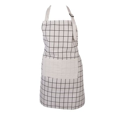 Clayre & Eef Küchenschürze 69x68 cm Beige Polyester (Gr. 69x68 cm)