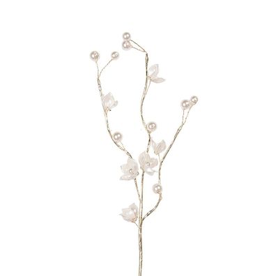 Clayre & Eef Dekoration Ast 4x4x40 cm Weiß Kunststoff (Gr. 4x4x40 cm)