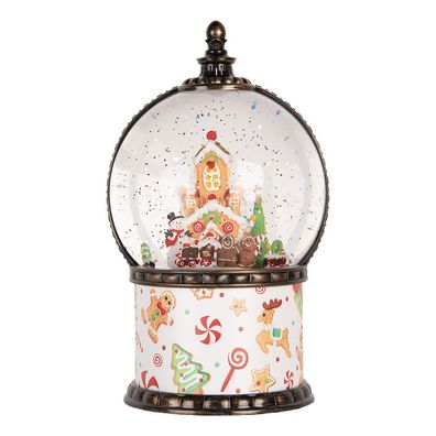 Clayre & Eef Weihnachtsdekoration mit LED-Beleuchtung und Musik Ø 12x21 cm / 3xAA