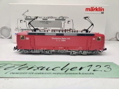 Märklin H0 AC 83443 / BR143 E-Lok / Rot / Delta-Digital / DR / OVP