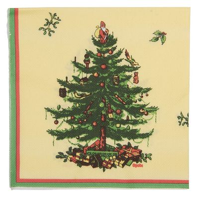 Clayre & Eef Servietten Papier 20er Set 33x33 cm Gelb Papier (Gr. 33x33 cm (20))