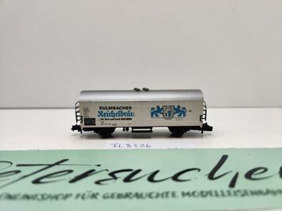Fleischmann N DC 8326 Kühlwagen "Kulmbacher" Logo Rechts Ichq / DB