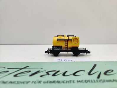 Fleischmann N DC 8401 Kesselwagen "Shell" gelbe Tafel / DB
