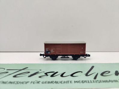 Minitrix N DC 13253 gedeckter Güterwagen Gklm191 / DB