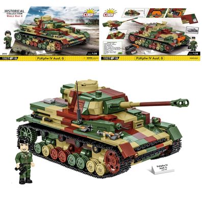 COBI 2592 Historical Collection WW2 Panzerkampfwagen PzKpfw IV Ausf. G