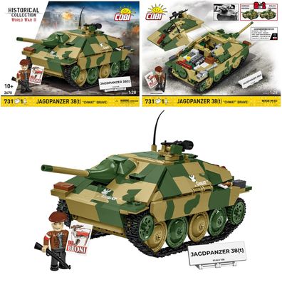 COBI 2670 Historical Collection WW2 Jagdpanzer 38(t) "Chwat" (Brave) (1:28)