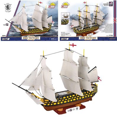 COBI 20096 Napoleonischen Kriege HMS Victory Schiff Maßstab 1:144