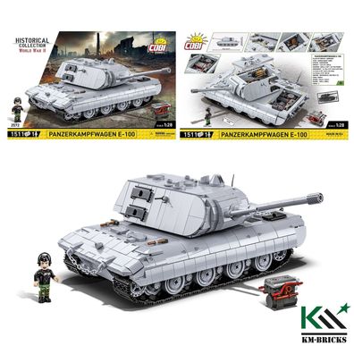 COBI 2572 Panzerkampfwagen E-100 Klemmbaustein Set