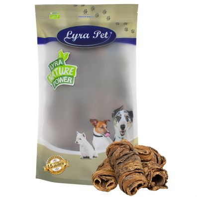 1 - 10 kg Lyra Pet® Wrap aus Rinderlunge und Strossen