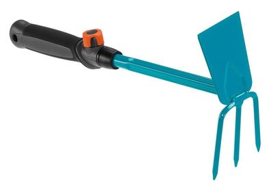 Gardena combisystem Kleinhäckchen gerades Blatt 3 Zinken Bodenlockerer