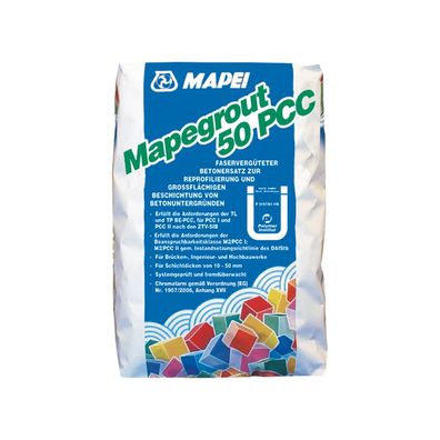 25kg MAPEI Mapegrout 50 PCC Reparaturmörtel