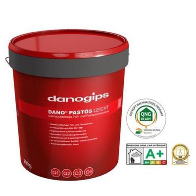 10kg Danogips Pastös Leicht Spachtelmasse Q1-Q4