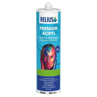 Relius Premium Acryl Fugendichtmasse weiß 300ml