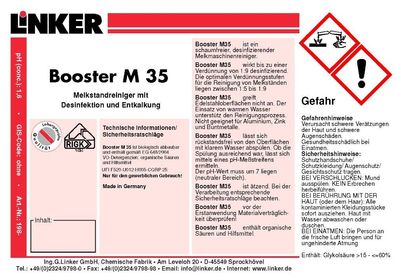 10,1 Liter Melkstandreiniger Booster M35