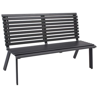 Gartenbank 2-sitzer, Aluminium anthrazit
