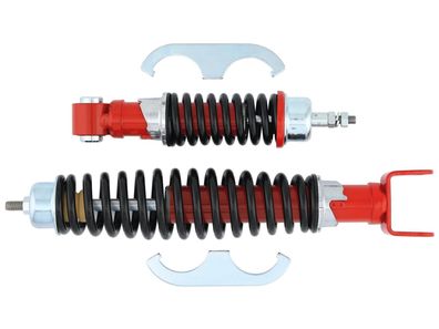 Stoßdämpfersatz Carbone Körper rot Feder schwarz