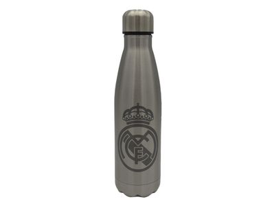 Real Madrid Edelstahl Trinkflasche Isolierflasche schwarz 26,5 cm