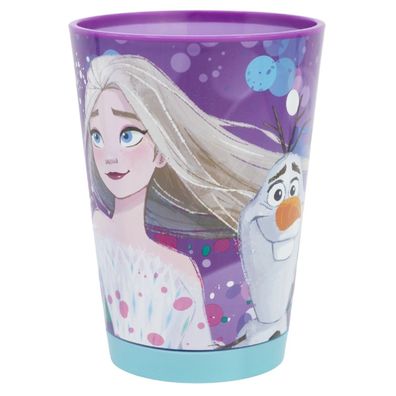 Disney Frozen Kippsicher Trinkbecher PP 470 ml Drop Safe Plastikbecher mit Smartgr