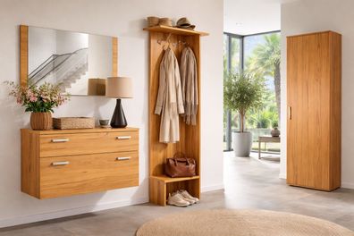 Garderobenset Kernbuche dekor Flurgarderobe Dielenset #730