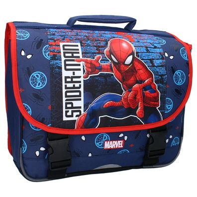 Spiderman Schulrucksack 33x38x12 cm mit Schnallenverschluss und verstellbaren