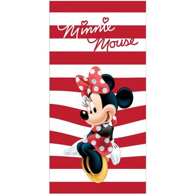 Disney Minnie Mouse Badetuch Strandtuch Kinder Handtuch Baumwolle 70x140 cm